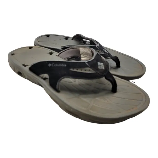 COLUMBIA SHOES MENS Size 7 Multicolor Thong Sandals Flip Flop Beach ...