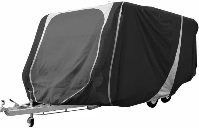 Elddis XL Shamal 1990 Water Resistant Breathable Caravan Cover Black