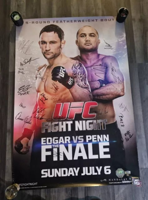 ufc signed event poster TUF 19 Finale