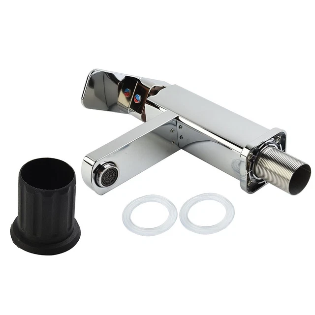 Luxury Silver Mono Basin Mixer with Ceramic Valve Core and Anti Leak Design