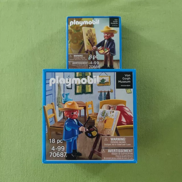 Playmobil Van Gogh Museum 70687 + 70686 Nuovo da Collezione