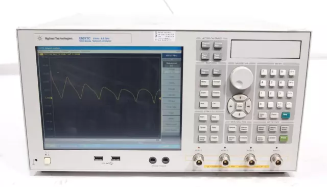 Agilent Keysight E5071C 9kHz - 8.5GHz ENA Network Analyzer AS-IS