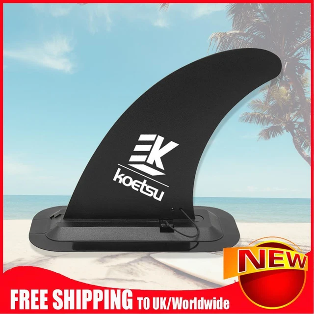 Stabilizzatore Accessorio SUP Pinna Surf Nero SUP per Tavola Lunga Tavola Surf Paddleboard