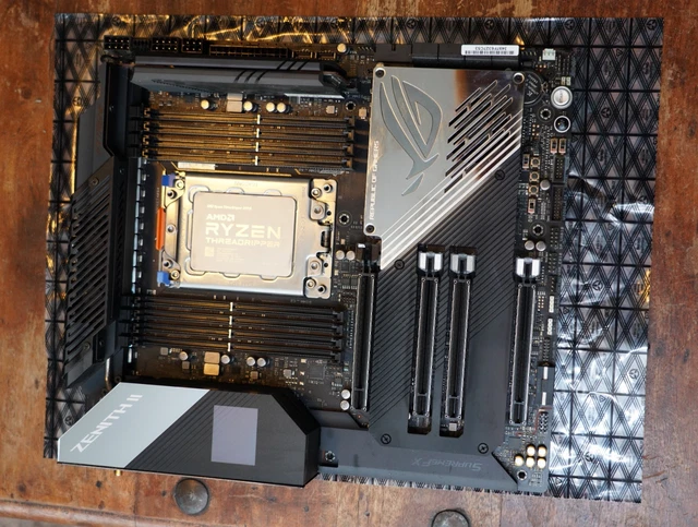 AMD RYZEN THREADRIPPER 3970X CPU with ASUS ROG Zenith II Extreme ...