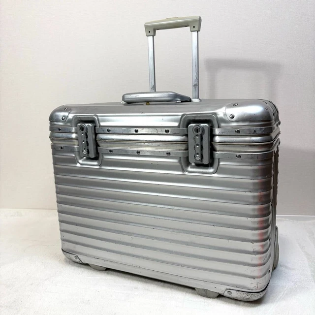 RIMOWA TOPAS PILOT trolley 36L Silver 2-wheels Carry Case Suitcase