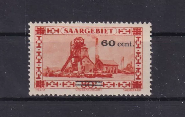 Briefmarke Saargebiet MiNr. 142 ** postfrisch 1930