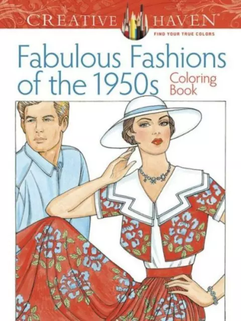 Vogue 1950s Adult Coloring Book: 50s Fashion Coloring Book for Adults
