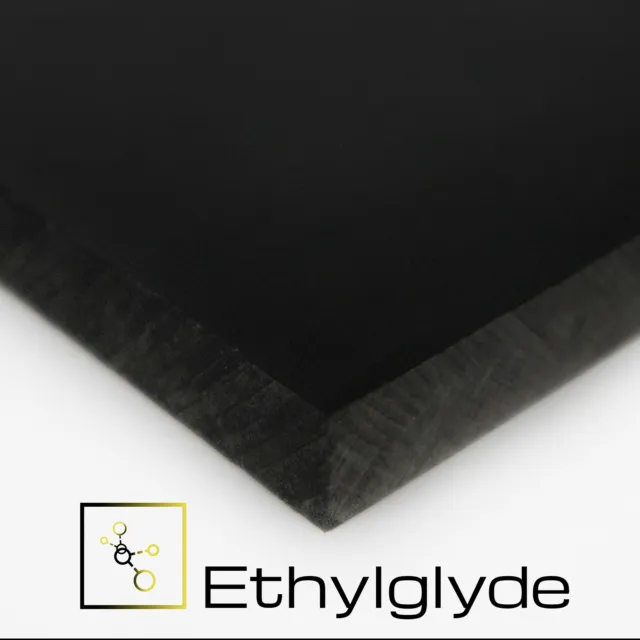 Ethylglide HDPE Sheet Natural & Black,DIY,Marine,Many Sizes,Cut Nominal+(-)1/8"