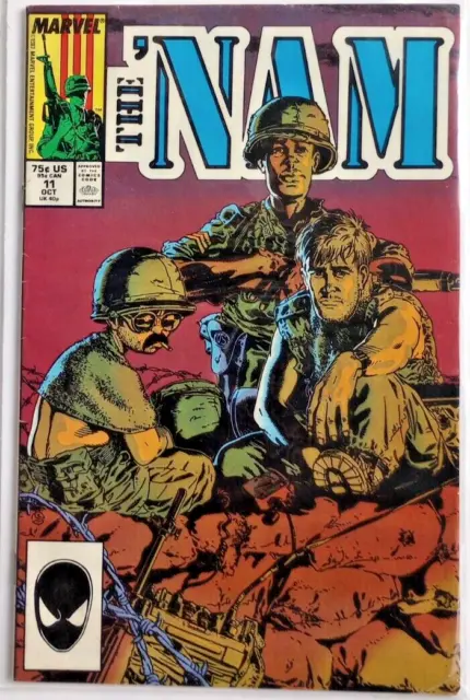 The Nam Comic Book #11 Marvel Oct 1987 Vintage Vietnam Collectible Military USA