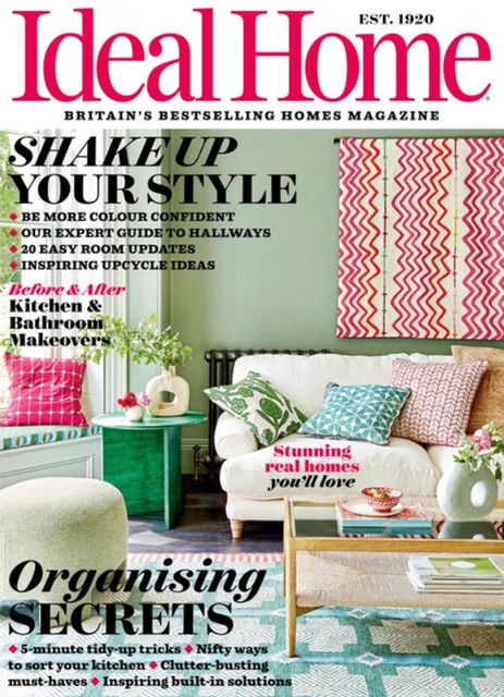 Ideal Home Magazine | Sept 2021 Uk | Shake Up Your Style - Organising Secrets