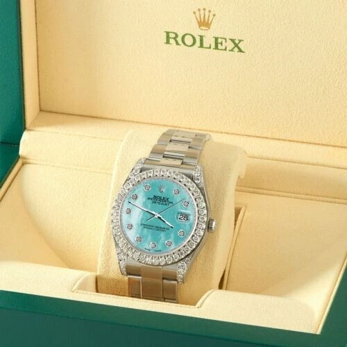 Rolex acquamarina sale