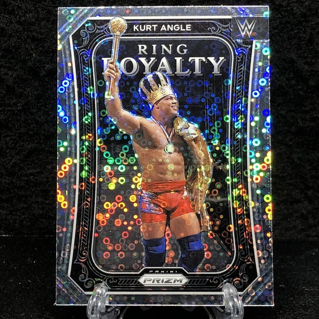 2023 PRIZM WWE Undercard Kurt Angle Ring Royalty Disco Prizm 15 14.99