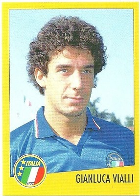 MERLIN AZZURRI CON IP 1982-98 FIGURINA NR 48  QUASI OTTIMO ALDO SERENA 