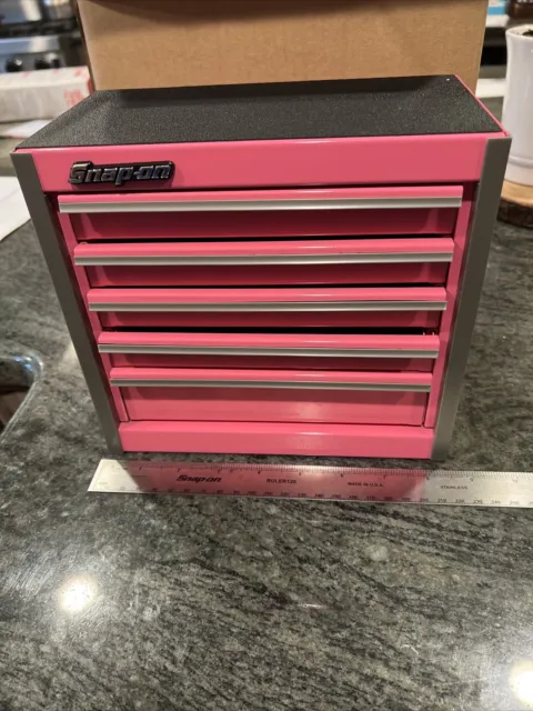 Snap On kmc922aptp five drawer micro roll cab  in pink