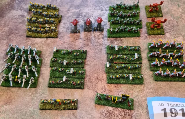 Games Workshop Epic 40,000 Ork Warband Mix of 31 painted units 40k  (number 191)