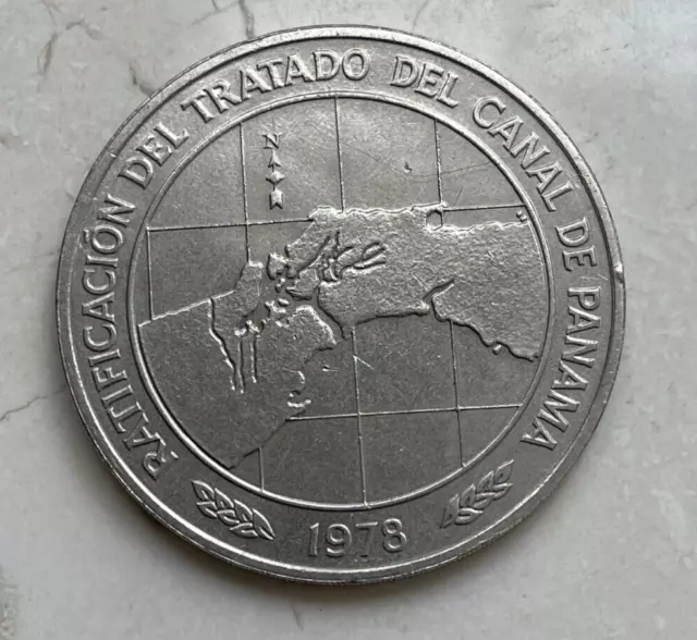 1978 Panama 10 Balboas - Ratification of Panama Canal Treaty