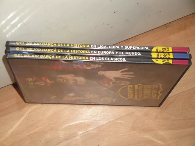 El Mejor Barça De La Historia Coleccion De 3 Discos En Dvd En Muy Buen Estado