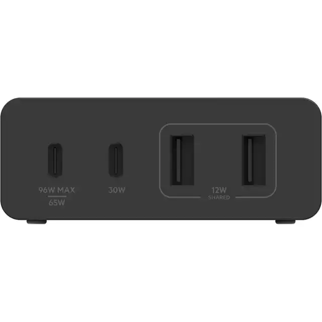 Wandladegerät Belkin Boost Pro 4-Port GaN Charger 108W MFi 2x USB-C 2x USB-A 3