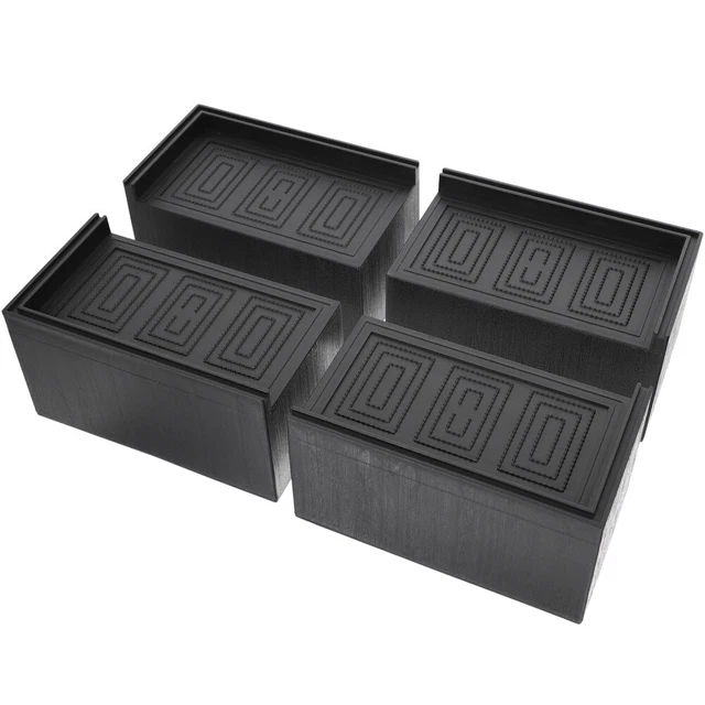Alicates sofá suelo sofá nivelador de piernas extensiones de patas de mesa Black Gum