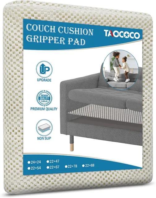 Free Trim Non Slip Gripper Pad for Chair Sofa Futon Mattress Rug 22'' × 67''