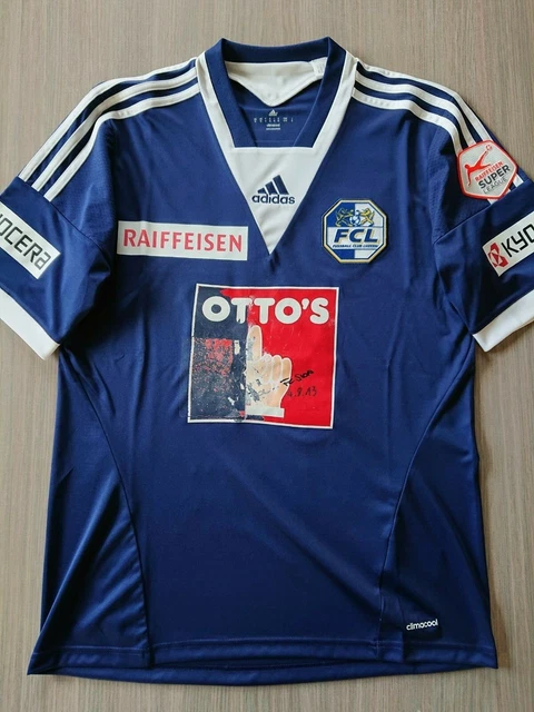 UNWASHED MATCH WORN FC Luzern Shirt Jersey Adrian Winter Matchworn