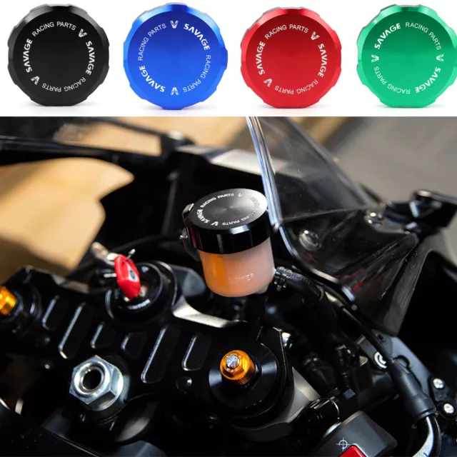 CNC Front Brake Fluid Reservoir Cap Cover For YAMAHA YZF-R6/R1/R7 MT-09/10 XSR90