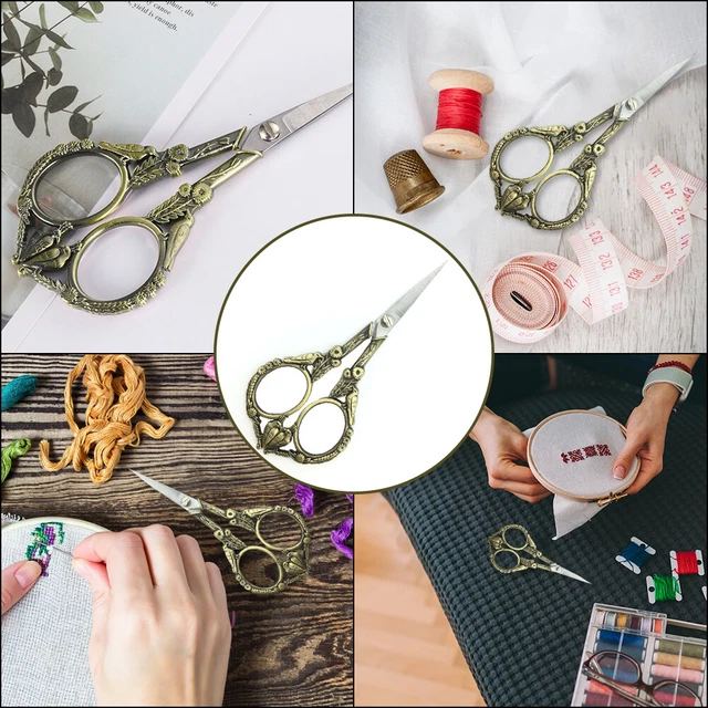 Retro Tailor Scissors for Crafting Needlework Stainless Steel DIY Sewing Tools