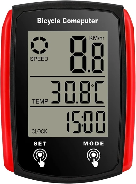 ECHOWELL Eon Touch cyclomètre sans fil, Blanc, 11 fonctions - Vertige