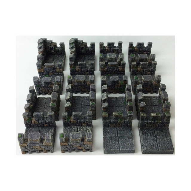 Dwarven Forge Castle Builder Castle Crenellation NM
