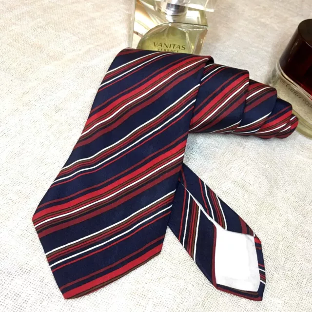 Cravatta di seta vintage Yves Saint Laurent Tie CORBATA soft silk Italy
