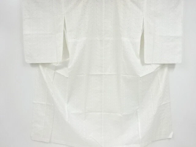 44731# Japanese Kimono / Antique Juban / Lace / Abstract Pattern