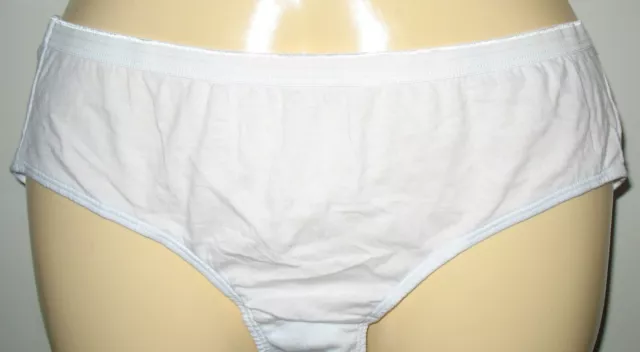 THE BEST FITTING Panty - Rn 52469 - New - M / 6 - White Cotton