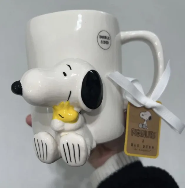 Rae Dunn Peanuts Snoopy 3D Best Pals Mug - NEW for 2024