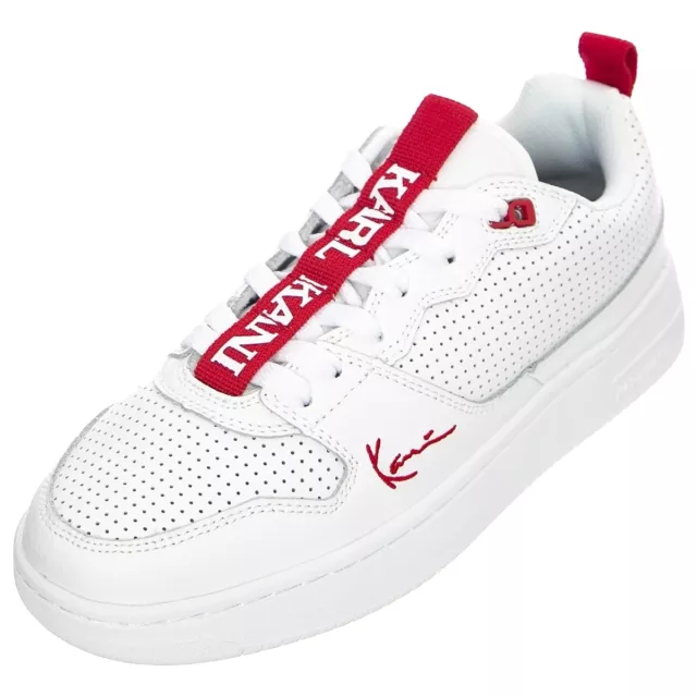 Mens Kani 89 TT White / Red TrainersUk 9