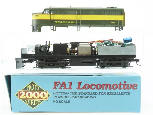 HO Scale Proto 2000 SAL Seaboard Air Line FA1 Diesel Locomotive #4200 BAD GEARS