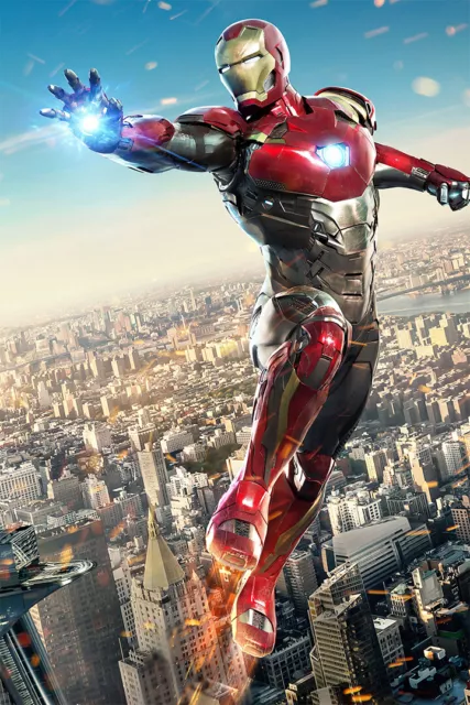Iron Man Avengers Movie Tony Stark Wall Art Home Decor - POSTER 20x30