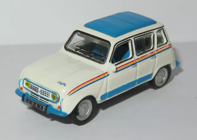UNIVERSAL HOBBIES UH idem NOREV METAL HO 1/87 RENAULT 4 R4 4L 1981 JOGGING