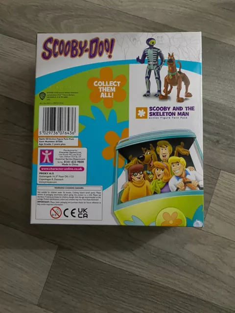 NEW Scooby Doo Twin Figure Pack - Scooby and The Skeleton Man 2