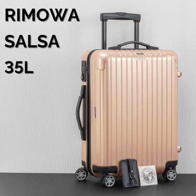 RIMOWA SALSA 35L 2-Wheel Carry-On Tsa Lock Included Gloss