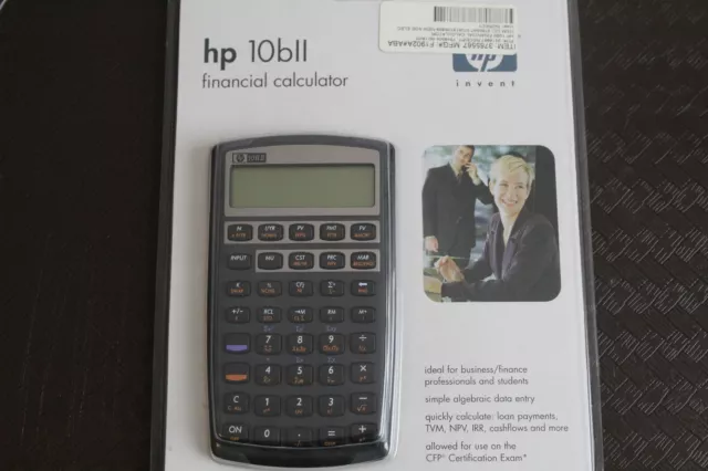 HP 10bll Financial Calculator New Unopened