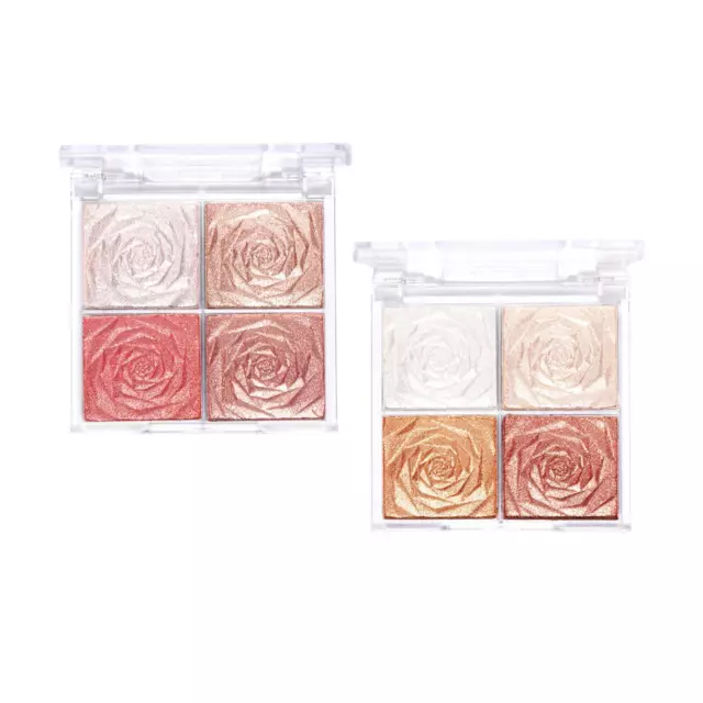 Highlighter-Lidschatten-Palette Erhellen Sie das Make-up Blendable Blush