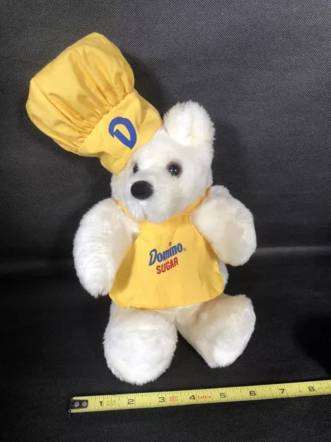 Vintage Commonwealth Domino Sugar Bear in a Bag Reversible Toy 9" Plush 1988