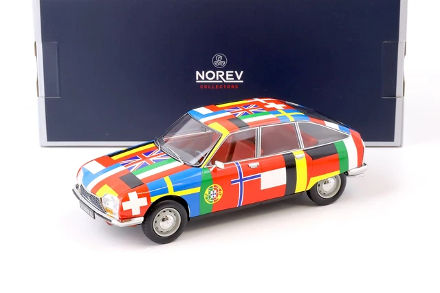 NOREV Citroën GS 1972 Drapeaux - 2ème édition 1/18