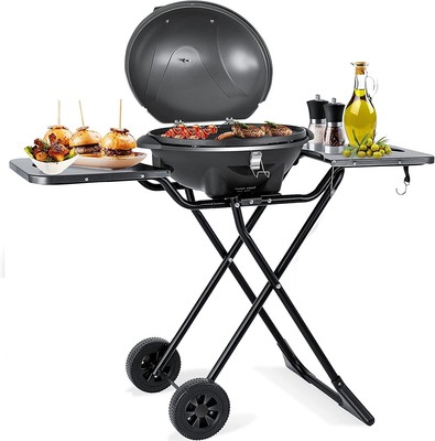B-Ware Cloer 6789 GRILL ELETTRICO 2in1 BARBECUE COPERCHIO grill da tavolo 