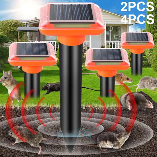 For Ultrasonic Mouse Repellent Squirrel Repeller Rodent Detector Rat Deter US