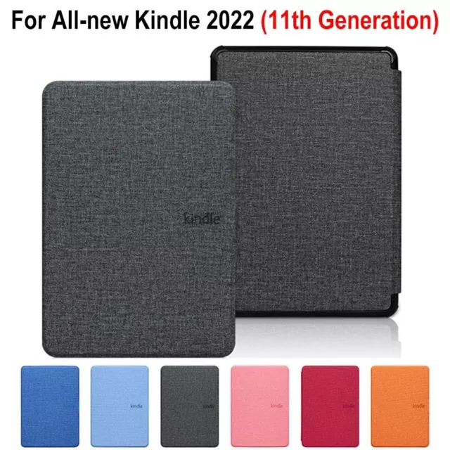 For  All-New Kindle 11th Generation 2022 Smart Case Leather Flip  Cover