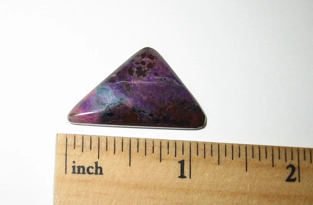 POLISHED 29mm x 17mm SUGILITE BUSTAMITE RICHTERITE CABOCHON SO. AFRICA 3.7g *A5 POLISHED 29mm x 17mm SUGILITE BUSTAMITE RICHTERITE CABOCHON SO. AFRICA 3.7g *A5