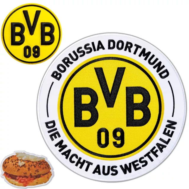 BVB Borussia Dortmund Auto-Aufkleber 8cm goldfarben
