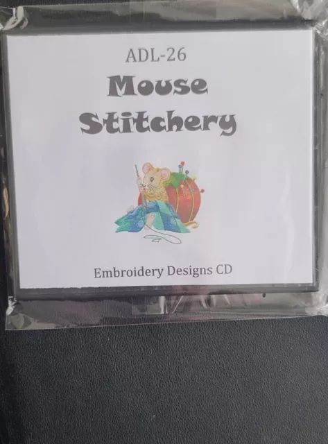 Mouse Stitchery Embroidery Designs CD