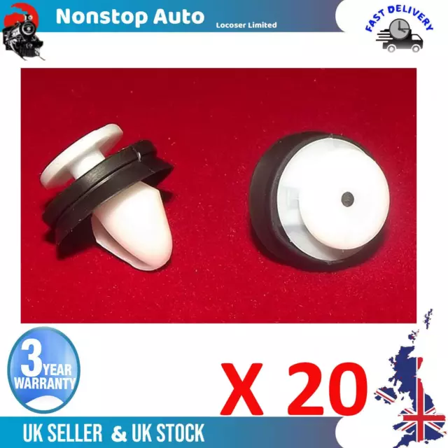 FOR CITROEN Berlingo C1 C2 C3 C4 C5 door bumper trim moulding panel clips X20